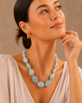 Ketting Aquamarijn - Clear Flow