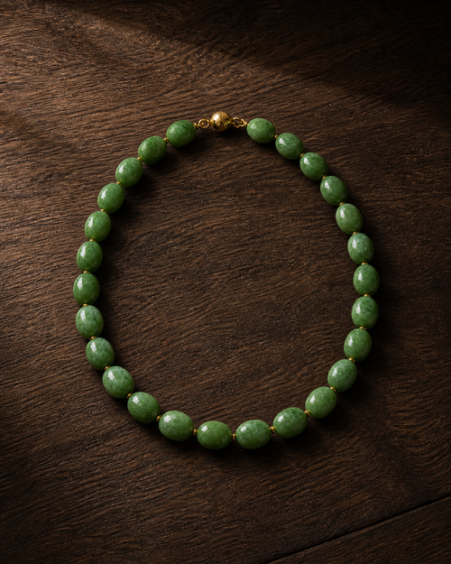 Ketting Jade - Green Muse