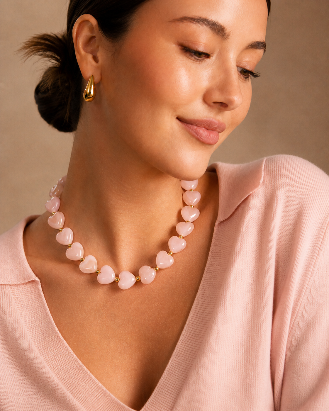 Ketting Rozenkwarts - Self Love