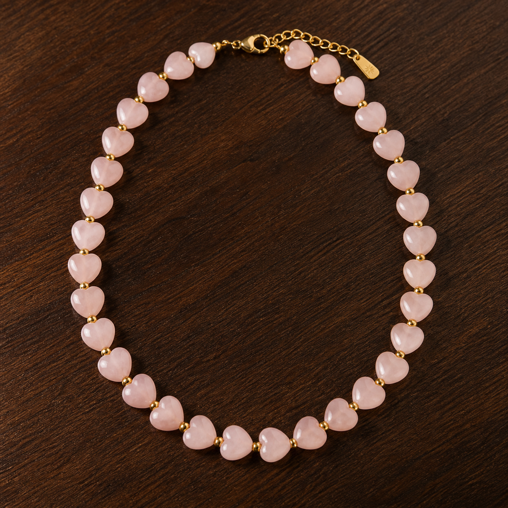 Ketting Rozenkwarts - Self Love